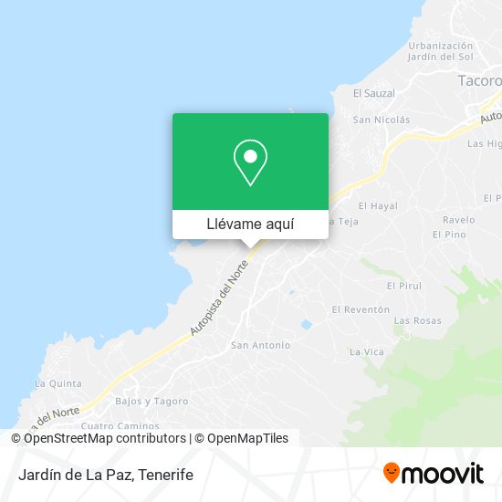 Mapa Jardín de La Paz