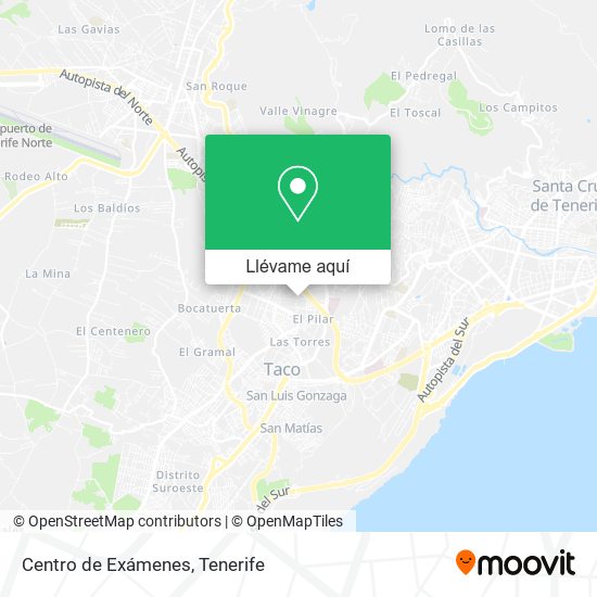 Mapa Centro de Exámenes