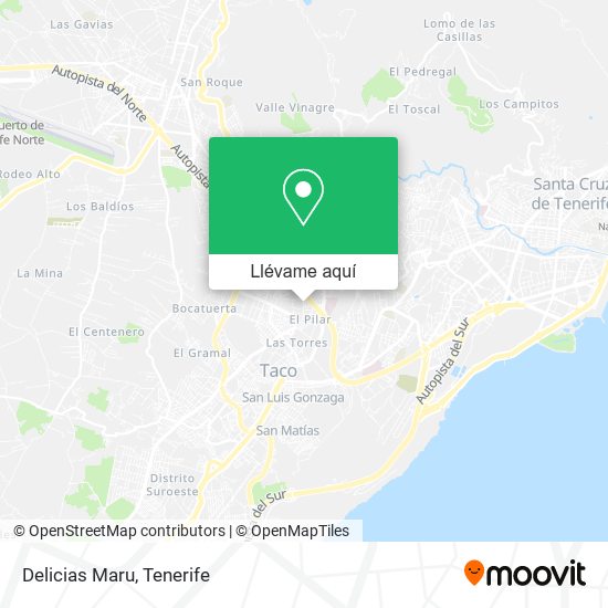 Mapa Delicias Maru