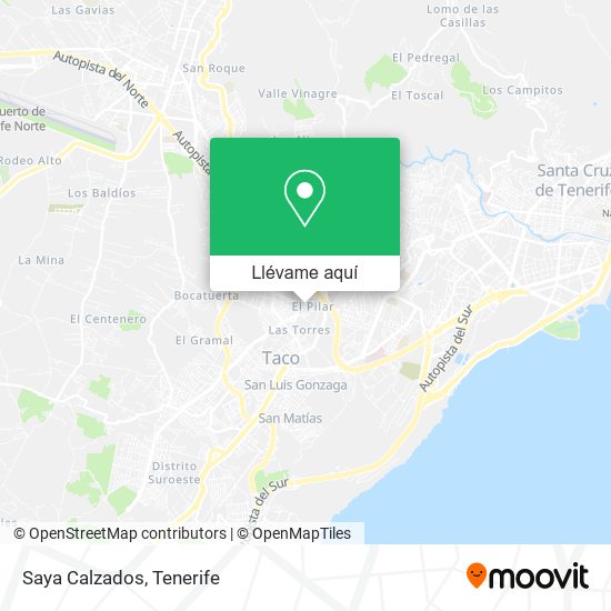 Mapa Saya Calzados
