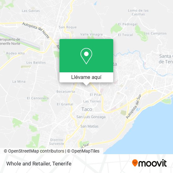 Mapa Whole and Retailer