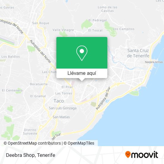 Mapa Deebra Shop