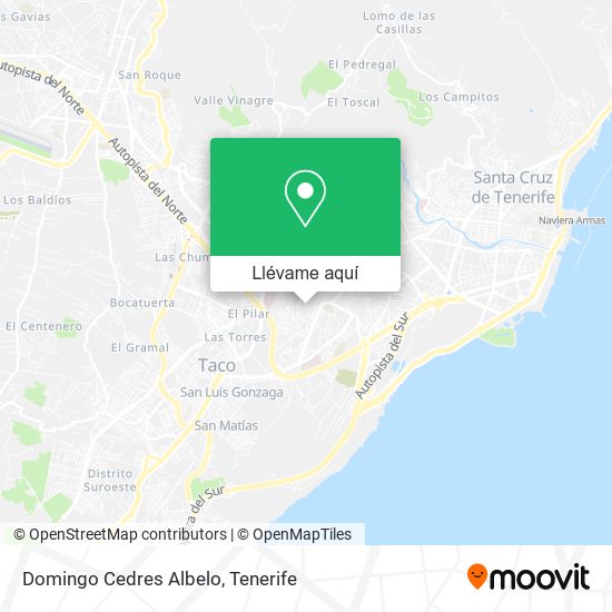 Mapa Domingo Cedres Albelo