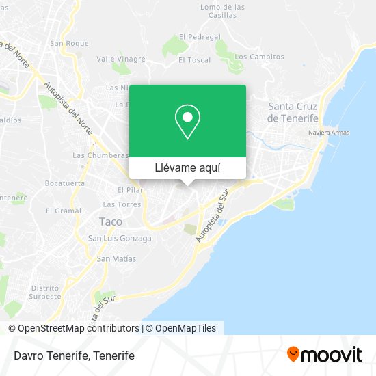 Mapa Davro Tenerife