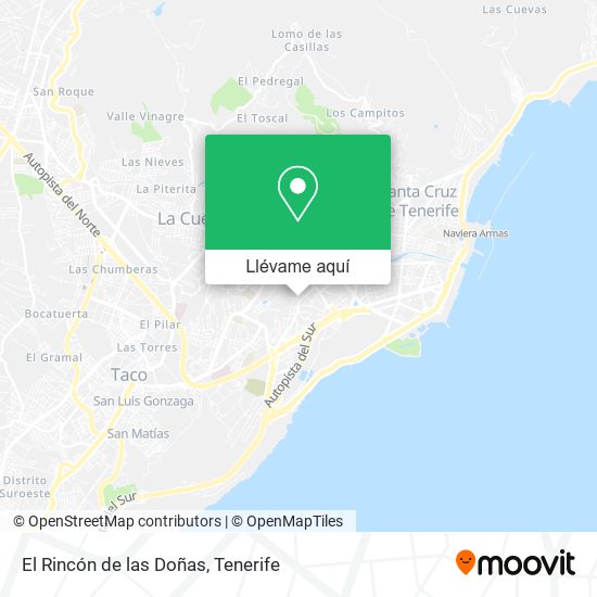 Mapa El Rincón de las Doñas