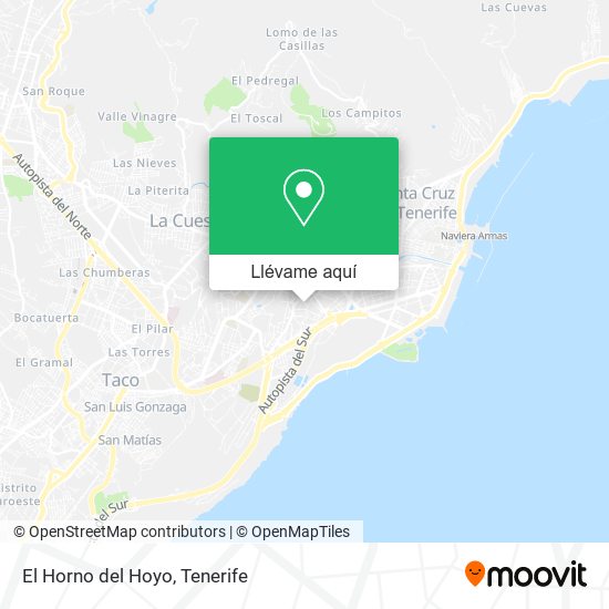 Mapa El Horno del Hoyo