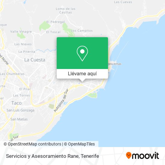 Mapa Servicios y Asesoramiento Rane