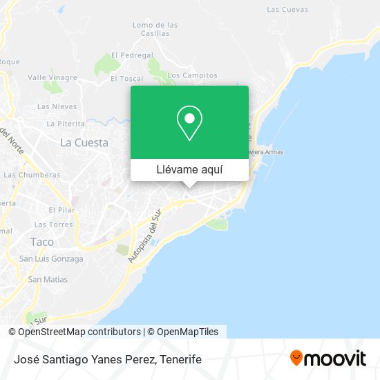 Mapa José Santiago Yanes Perez