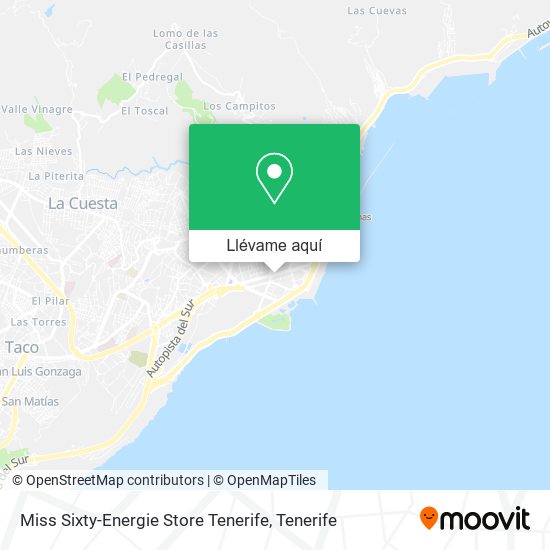 Mapa Miss Sixty-Energie Store Tenerife