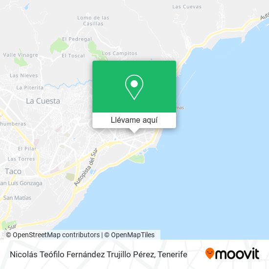 Mapa Nicolás Teófilo Fernández Trujillo Pérez