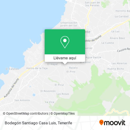 Mapa Bodegón Santiago Casa Luis