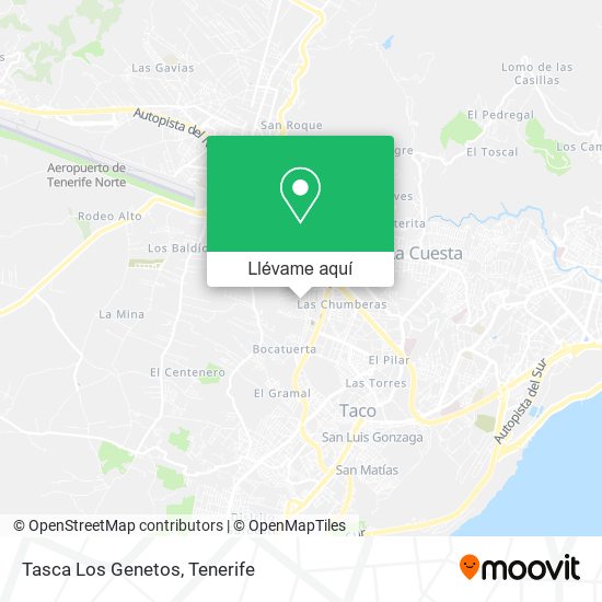 Mapa Tasca Los Genetos