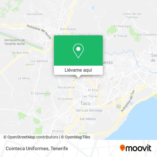 Mapa Cointeca Uniformes