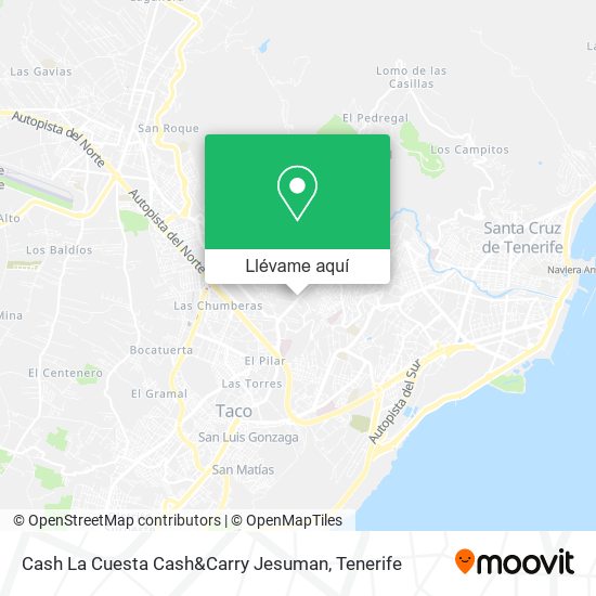 Mapa Cash La Cuesta Cash&Carry Jesuman