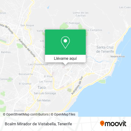 Mapa Bcalm Mirador de Vistabella