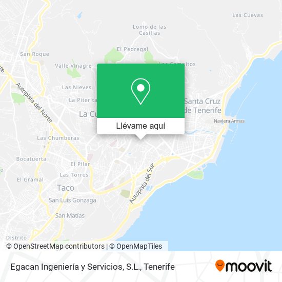 Mapa Egacan Ingeniería y Servicios, S.L.