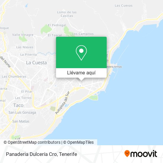 Mapa Panaderia Dulcería Cro