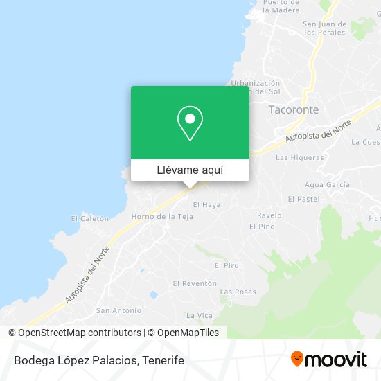 Mapa Bodega López Palacios