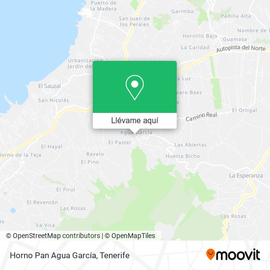 Mapa Horno Pan Agua García