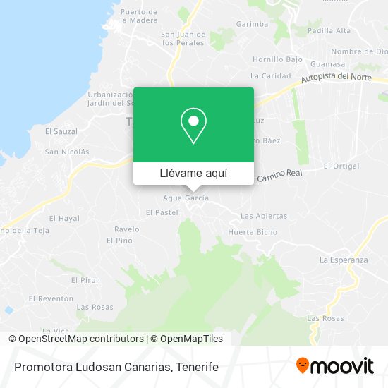 Mapa Promotora Ludosan Canarias