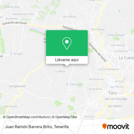 Mapa Juan Ramón Barrera Brito