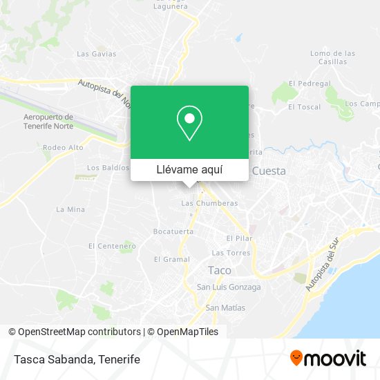Mapa Tasca Sabanda