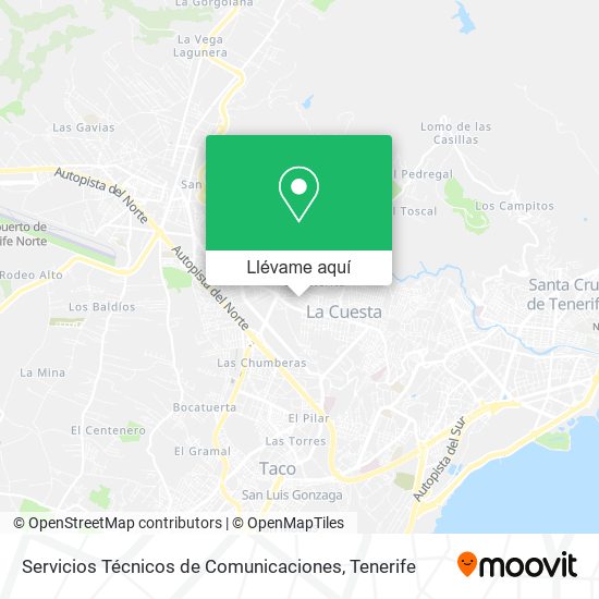 Mapa Servicios Técnicos de Comunicaciones