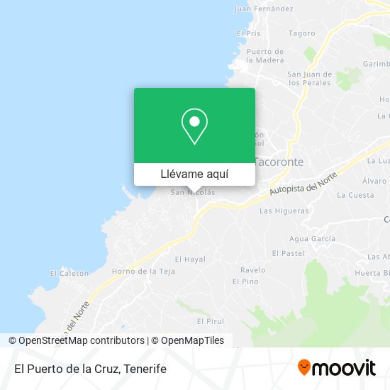 Mapa El Puerto de la Cruz