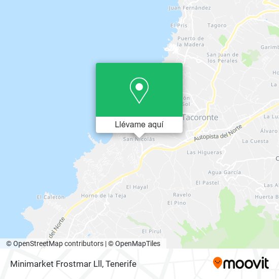 Mapa Minimarket Frostmar Lll