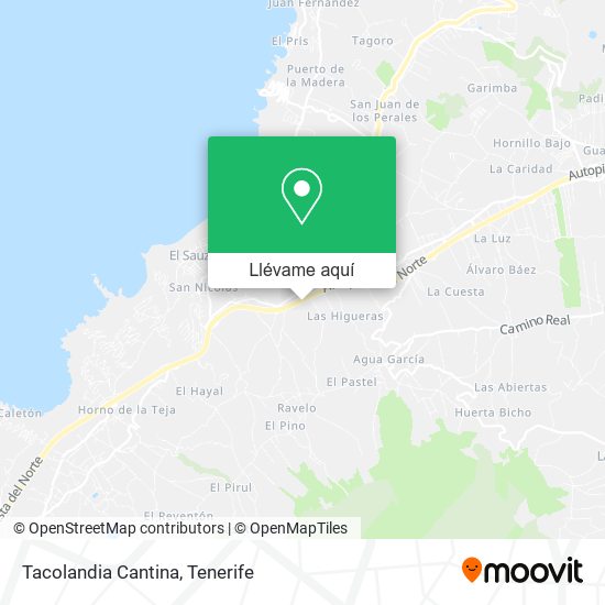 Mapa Tacolandia Cantina