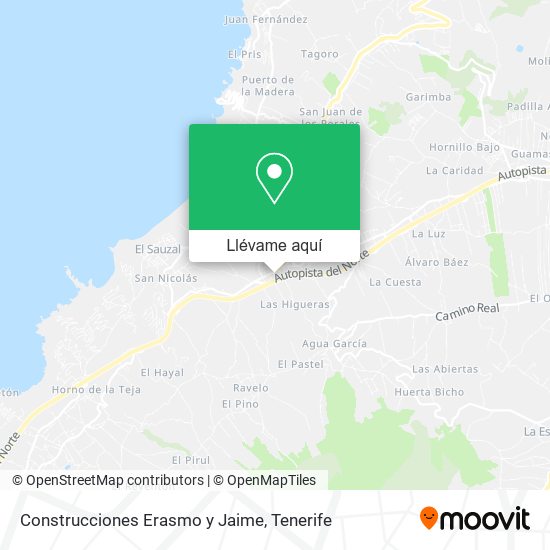 Mapa Construcciones Erasmo y Jaime