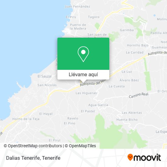 Mapa Dalias Tenerife