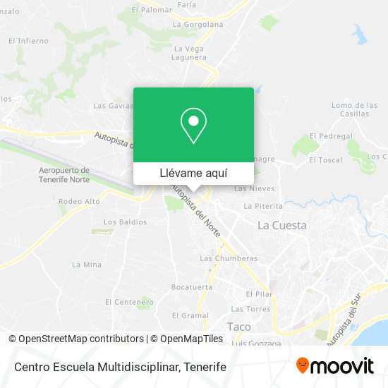 Mapa Centro Escuela Multidisciplinar