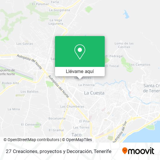 Mapa 27 Creaciones, proyectos y Decoración