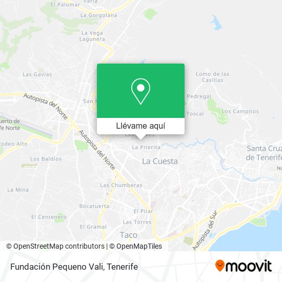 Mapa Fundación Pequeno Vali