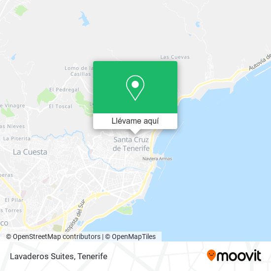Mapa Lavaderos Suites