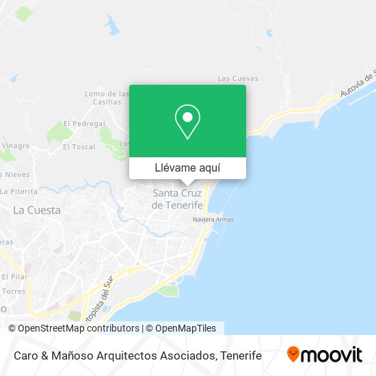 Mapa Caro & Mañoso Arquitectos Asociados