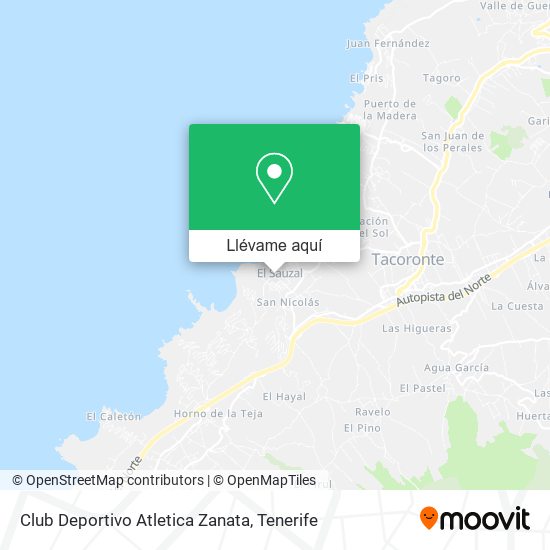 Mapa Club Deportivo Atletica Zanata