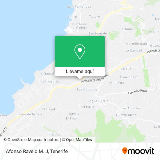 Mapa Afonso Ravelo M. J