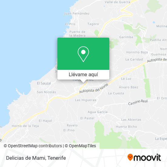 Mapa Delicias de Mami
