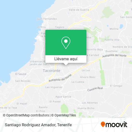 Mapa Santiago Rodríguez Amador