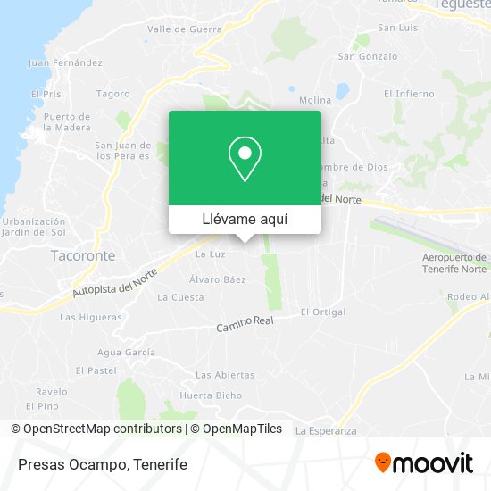 Mapa Presas Ocampo
