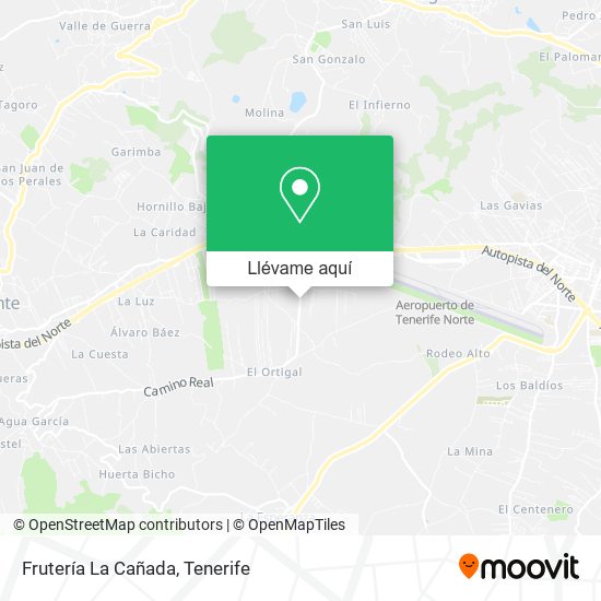 Mapa Frutería La Cañada