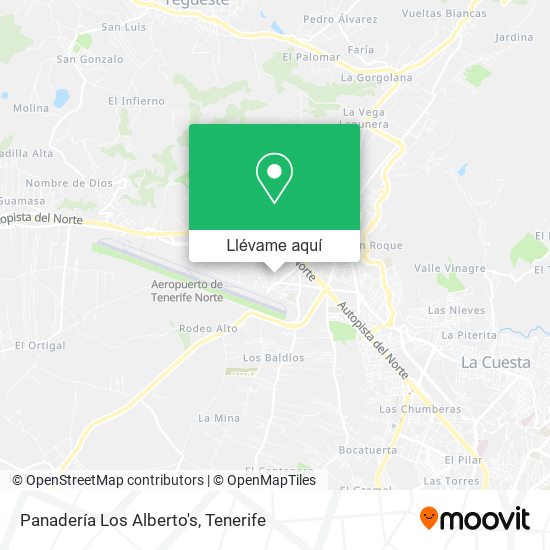 Mapa Panadería Los Alberto's