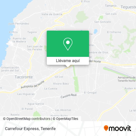 Mapa Carrefour Express