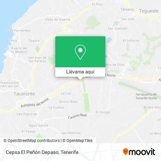 Mapa Cepsa El Peñón Depaso