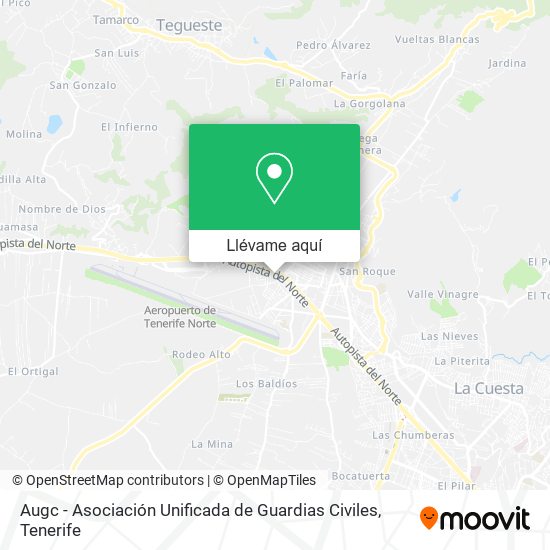 Mapa Augc - Asociación Unificada de Guardias Civiles