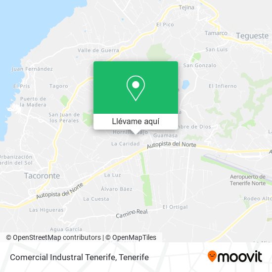 Mapa Comercial Industral Tenerife