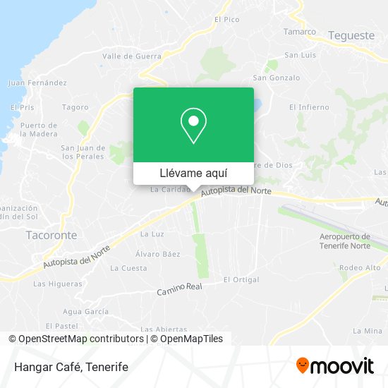 Mapa Hangar Café