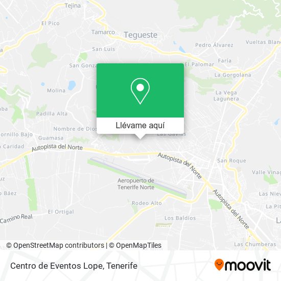 Mapa Centro de Eventos Lope